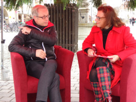 Dr. Beate Kuhn mit Hans-Jürgen Schatz