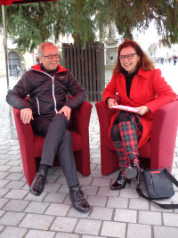 Dr. Beate Kuhn mit Hans-Jürgen Schatz