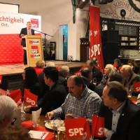 Mehr als 150 Bürgerinnen und Bürger besuchten den Neujahrsempfang der SPD-Bayreuth auf dem Herzogkeller